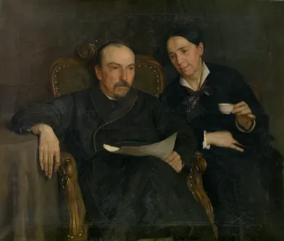 The Poet Jan Van Beers and his Wife, The Artist's Parents
