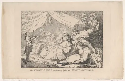 The Polish Dwarf Performing Before the Grand Seignior