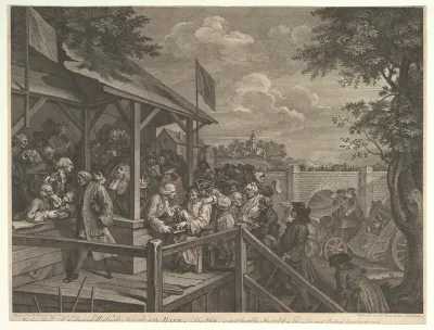 The Polling, Plate III: Four Prints of an Election