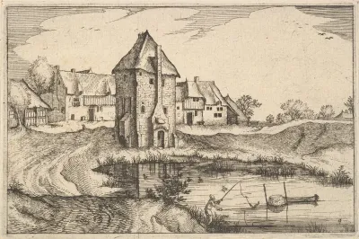 The Pond, plate 9  from "Regiunculae et Villae Aliquot Ducatus Brabantiae"