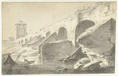 The Pont du Rhône in Lyon seen from the West