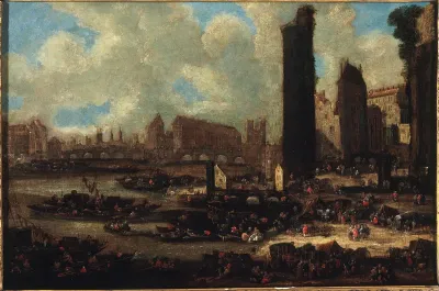 The Pont-Neuf, the Cité, the Tour and the Porte de Nesle, around 1650  (P779)