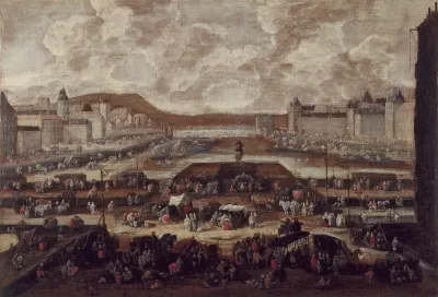 The Pont-Neuf, the Seine and the Louvre, around 1670