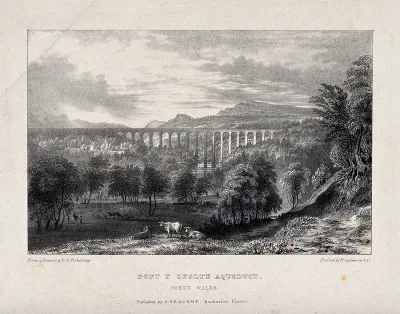 The Pont y Cyslte aqueduct in north Wales