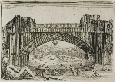 The Ponte Vecchio in Florence, from The Caprices