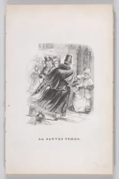 The Poor Woman, from "The Complete Works of Béranger"