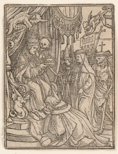 The Pope, from "The Dance of Death"