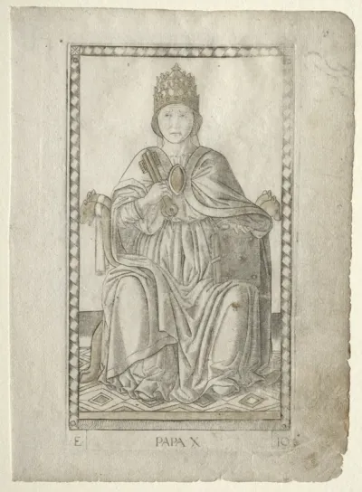The Pope (from the Tarocchi, series E: Conditions of Man, #10)