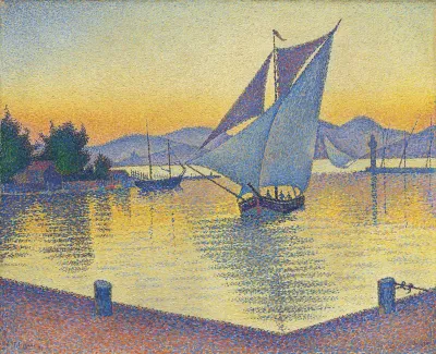 The Port at Sunset, Opus 236 (Saint Tropez)