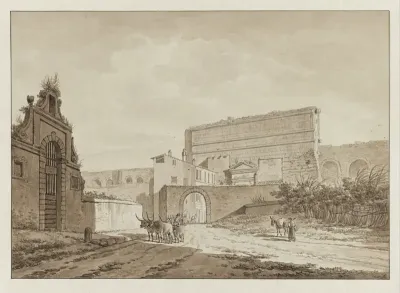 The Porta Maggiore in Rome