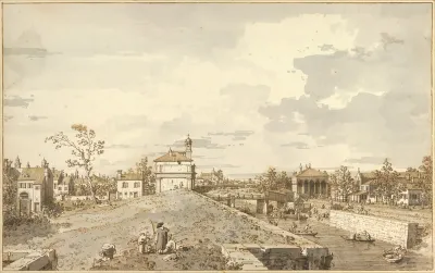The Porta Portello with the Brenta Canal in Padua