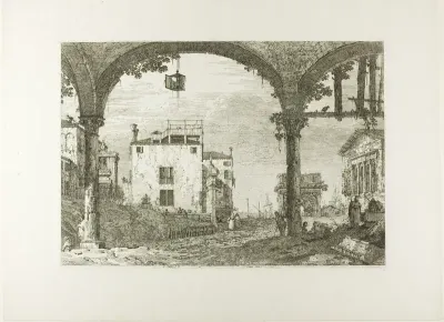 The Portico with the Lantern, from Vedute