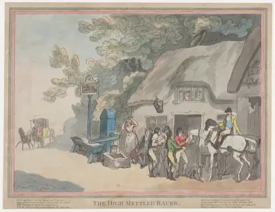 The Post Horse (from The Life of a Racehourse, or The High-Mettled Racer)