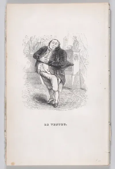 The Potbellied Man, from "The Complete Works of Béranger"
