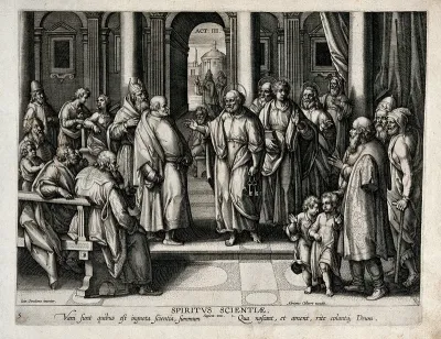 The power of knowledge: Peter and the disciples go to Solomon's arch and preach, having cured a lame man