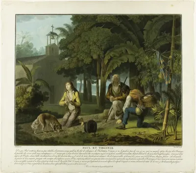 The Prayer, plate 6 from Paul et Virginie