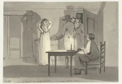 ‘The Premises of Mietje, the Model, at Jonge Roelensteeg’