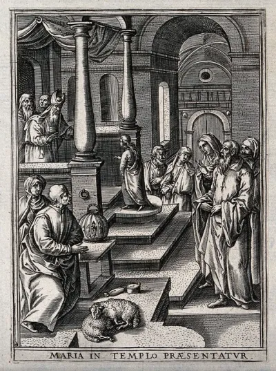 The presentation of the Virgin in the Temple