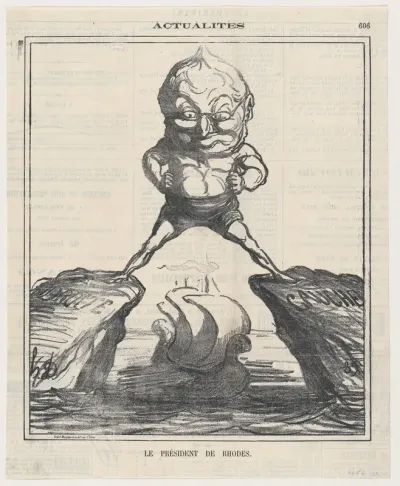 The President of Rhodes, from "News of the day"