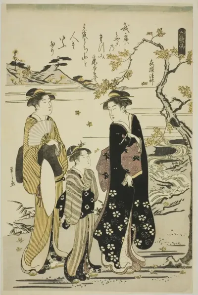 The Priest Kisen, from the series "Six Immortal Poets (Rokkasen)"
