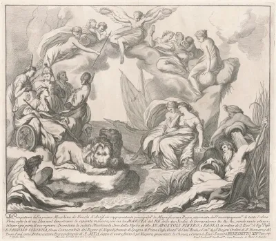 The Prima Macchina for the Chinea of 1741: Allegory of Regal Magnificence