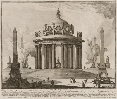 The Prima Macchina for the Chinea of 1747: The Temple of Venus Genitrix
