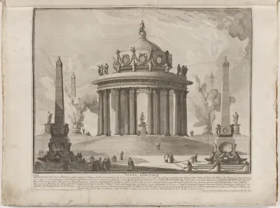 The Prima Macchina for the Chinea of 1747: The Temple of Venus Genitrix