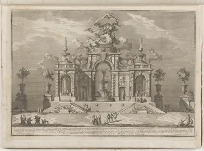 The Prima Macchina for the Chinea of 1754: The Palace of Venus in Cyprus