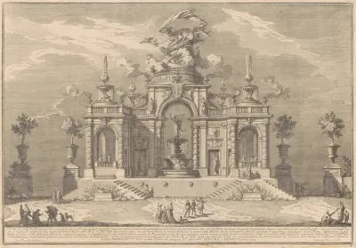 The Prima Macchina for the Chinea of 1754: The Palace of Venus in Cyprus
