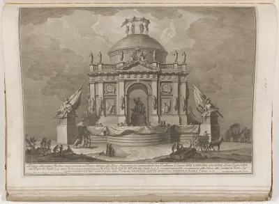 The Prima Macchina for the Chinea of 1773: The Temple of Peace