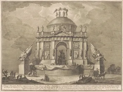 The Prima Macchina for the Chinea of 1773: The Temple of Peace