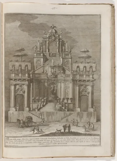 The Prima Macchina for the Chinea of 1778: A Countryside Belevedere with Hercules and Antaeus