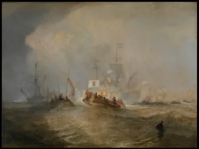 The Prince of Orange, William III, Embarked from Holland, and Landed at Torbay, November 4th, 1688, after a Stormy Passage