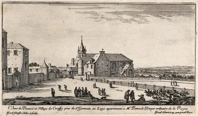The priory and village of Croissy near St