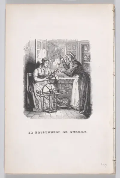 The Prisoner of War, from "The Complete Works of Béranger"