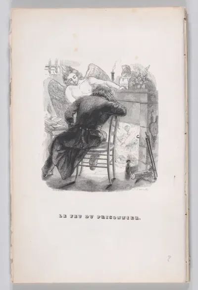 The Prisoner's Fire, from "The Complete Works of Béranger"