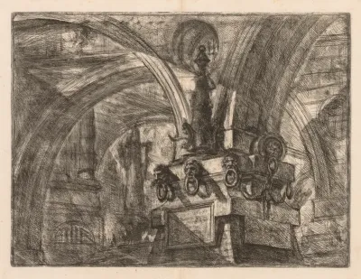 The Prisons:  Round Arches Springing from a Square Column