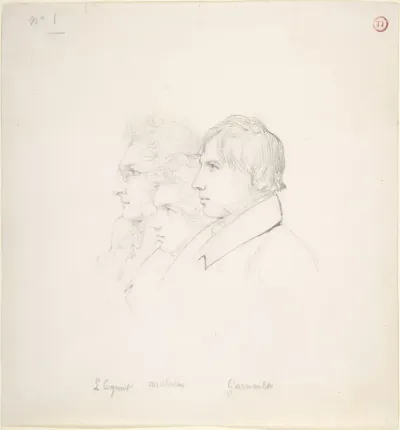 The Prix de Rome Winners of 1817: Léon Cogniet, Achille Michallon and Antoine Garnaud