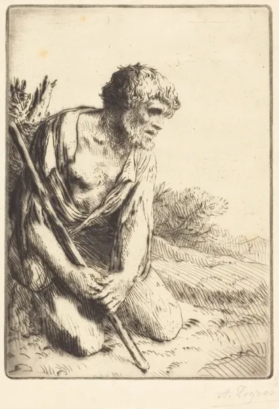 The Prodigal Son, 3rd plate (L'enfant prodigue)