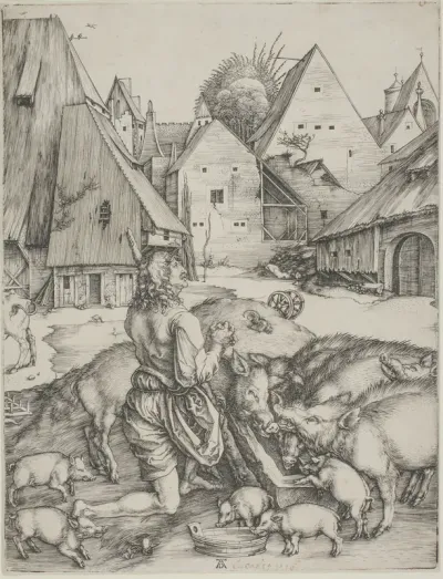 The Prodigal Son Amid the Swine