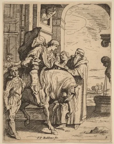 The Prodigal Son Bids Farewell to His Father