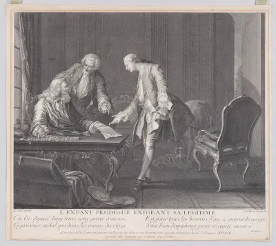 The Prodigal Son Demanding his Inheritance