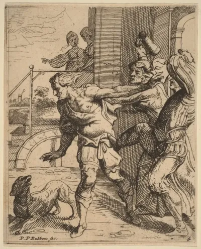 The Prodigal Son Driven from the Tavern