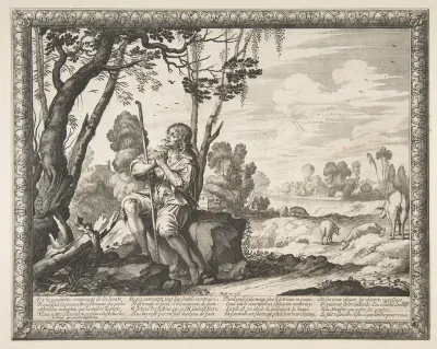 The Prodigal Son Guarding Pigs (L'Enfant prodigue garde les cochons)