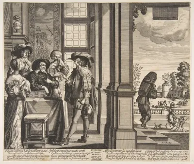 The Prodigal Son Leaves Home, plate 1 from "The Prodigal Son" (L'Histoire de l'Enfant Prodigue)