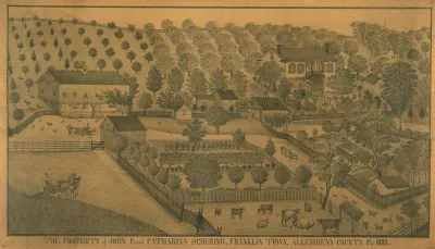 The Property of John P. and Catharina Schuring, Franklin Town, Allegheny County, Pennsylvania