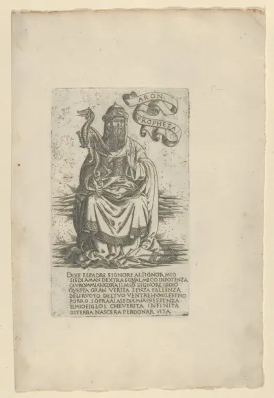 The Prophet Aaron, from Prophets and Sibyls