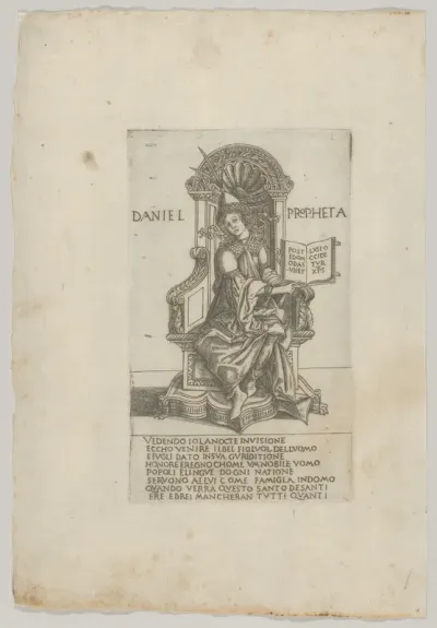 The Prophet Daniel, from "Prophets and Sibyls"