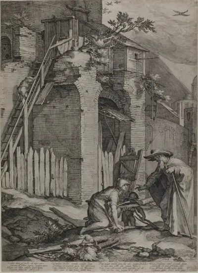 The Prophet Elijah Arriving at the House of the Widow of Sarepta