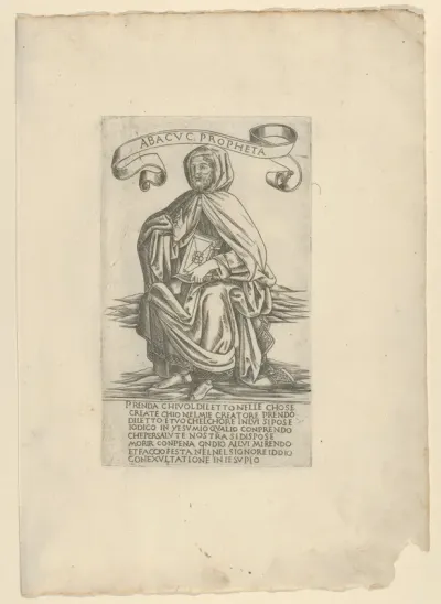 The Prophet Habakkuk, from Prophets and Sibyls